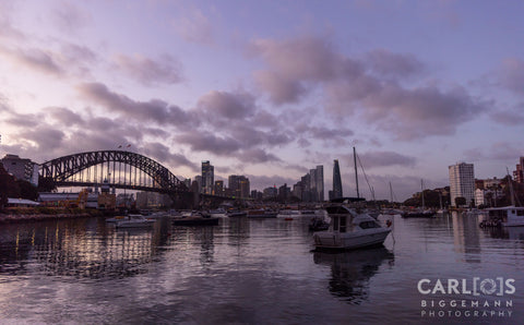 Sunrise over Harbor Bridge- Sydney Australia