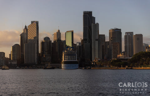 Sunrise on Circular Quay- Sydney Australia