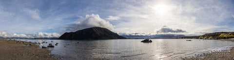 Lake Ohau in the South Island of New Zealand,