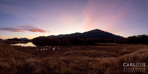 High country landscape found in the Southern Alps of New Zealand.
