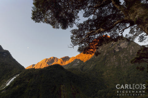 Milford Sound located within the stunning Fiordland National Park in New Zealand.