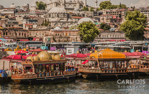 Istanbul Cityscape With Suleymaniye Mosque, Turkey.