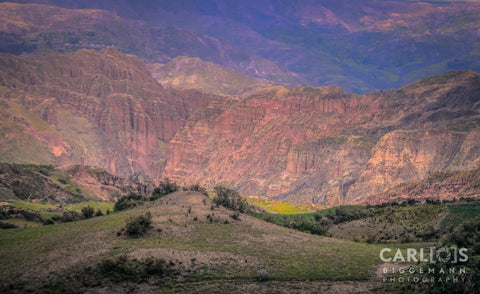 Landscape of La-Paz, Bolivia