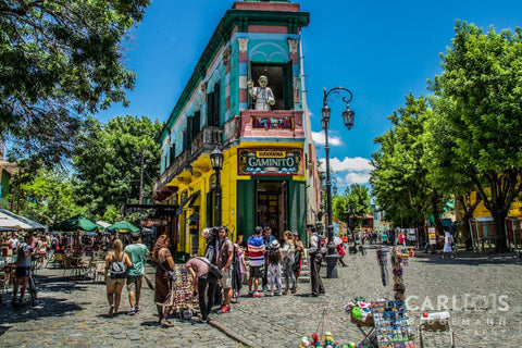 Caminito Street in the barrio of La Boca, Buenos Aires ~ Argentina