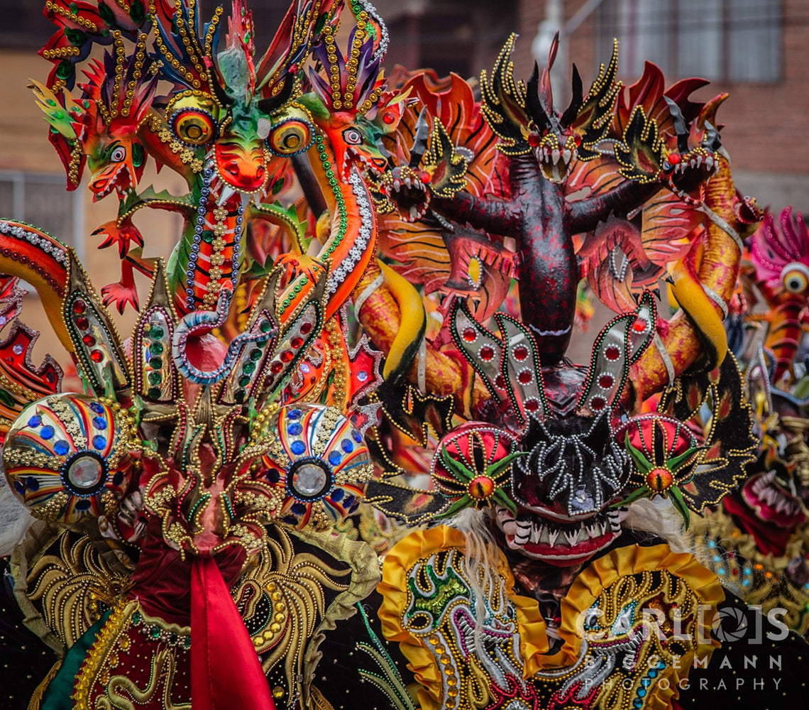 Two Beautiful Adorned Masks