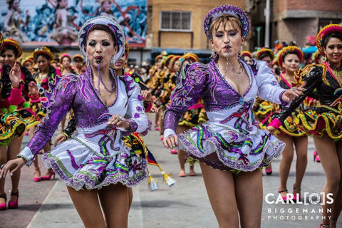 Los Caporales "woman" Carnival De Oruro Boliva